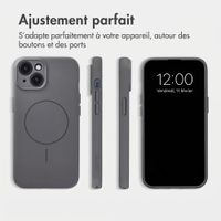 Accezz Coque Grip avec MagSafe Apple iPhone 14 - Gris