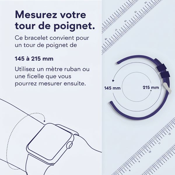 imoshion Bracelet Ocean en silicone Samsung Galaxy Watch 8 (40/44mm) / Classic (46mm) - Vert foncé