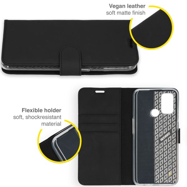 Accezz Étui de télephone Wallet Oppo A53 / Oppo A53s - Noir