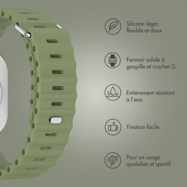 Accezz Bracelet Ocean Apple Watch | 38/40/41/42 mm - Khaki