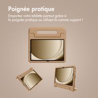 imoshion Coque kidsproof avec poignée Samsung Galaxy Tab A11 Plus / A9 Plus - Beige