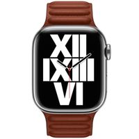 Apple Bracelet Leather Link Apple Watch | 38/40/41/42 mm - Taille M/L - Umber