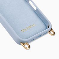 Selencia Coque arrière Rivièra avec MagSafe avec crochets amovibles Apple iPhone 16 Pro Max - Powder Blue