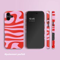 Selencia Coque arrière Vivid Apple iPhone 16 - Dream Swirl Pink