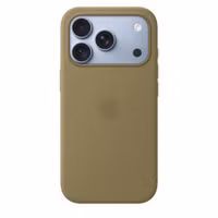 Apple Coque en silicone avec MagSafe Apple iPhone 18 Pro - Olive