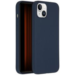Accezz Coque Liquid Silicone avec MagSafe Apple iPhone 15 Plus - Bleu foncé