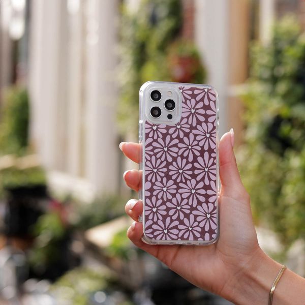 imoshion Coque Design Apple iPhone 12 (Pro) - Bloom Love Blush