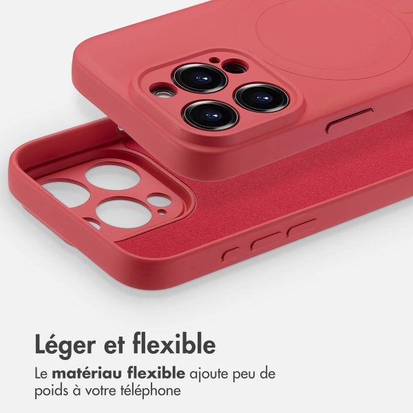 imoshion Coque Couleur avec MagSafe Apple iPhone 15 Pro Max - Dusty Rose