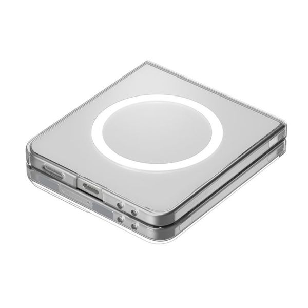 Spigen Coque AirSkin MagSafe Samsung Galaxy Z Flip 7 - Clear / White