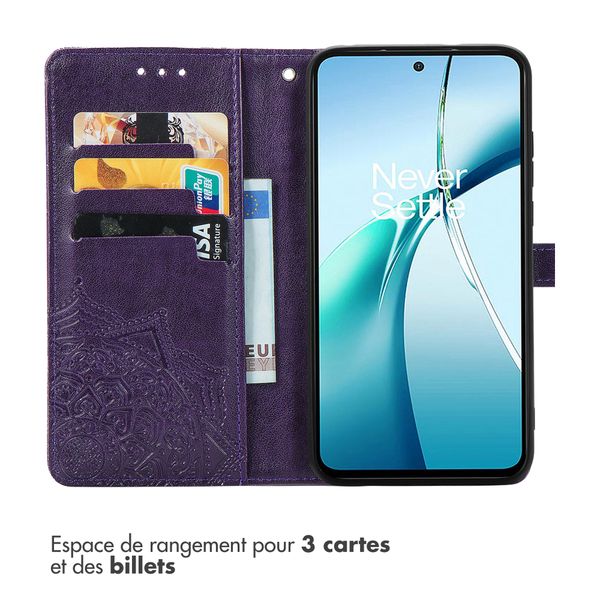 imoshion Etui de télephone Mandala Motorola Thinkphone 25 / Edge 50 Neo / Edge 60 Neo - Violet