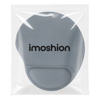 imoshion Tapis de souris ergonomique - Tapis de souris avec repose-poignet - 30 x 25 cm - Bleu seal