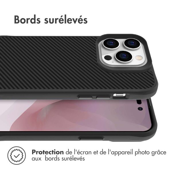 imoshion Rugged Hybrid Carbon Case Apple iPhone 14 Pro - Noir