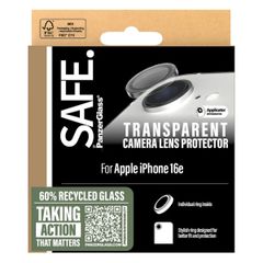 SAFE by PanzerGlass Protection d'objectif de caméra Apple iPhone 17e / 16e - Transparent