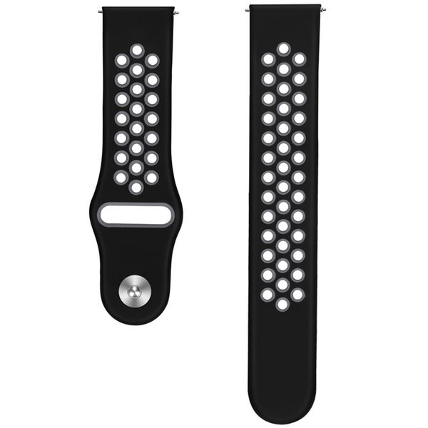 imoshion Bracelet sport silicone Samsung Galaxy Watch 3 (45 mm) / Watch (46 mm) / Gear S3 Frontier / Gear S3 Classic (22 mm) - Noir