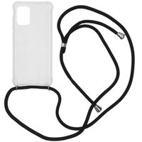imoshion Coque arrière transparente avec cordon Samsung Galaxy A71 - Noir