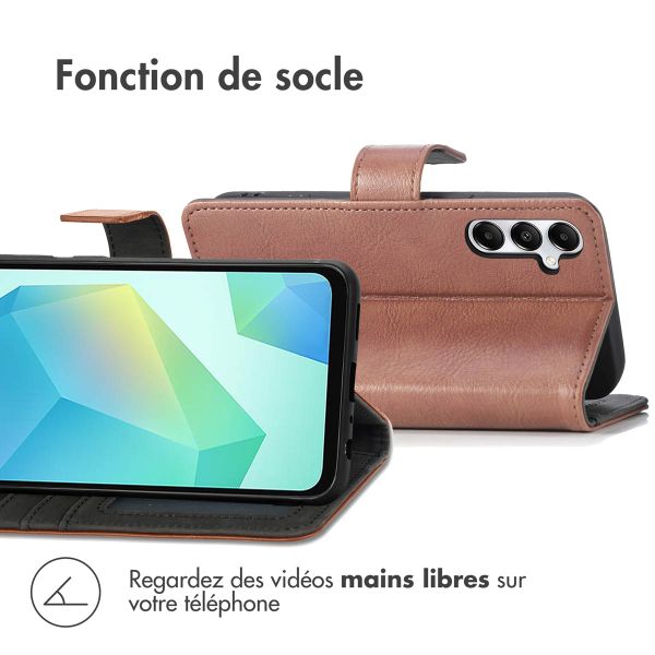 imoshion Étui de télephone portefeuille de luxe Samsung Galaxy S25 Plus - Marron