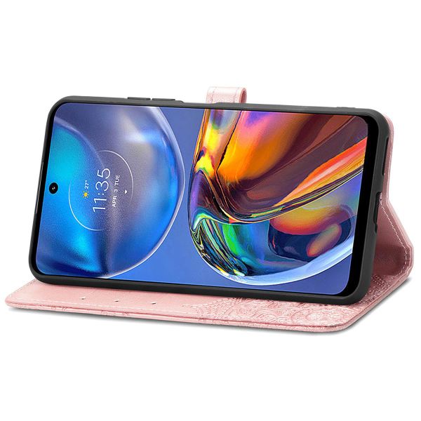 imoshion Etui de télephone Mandala Motorola Moto E32 / E32s - Rose Doré