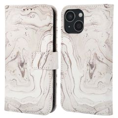 imoshion Étui de télephone portefeuille Design Apple iPhone 15 - Sandy Marble