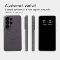 Accezz Coque Grip avec MagSafe Samsung Galaxy S26 Ultra - Gris