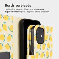imoshion Étui de télephone portefeuille Design Apple iPhone 12 (Pro) - Citrus Dream
