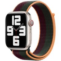 Apple Bracelet Sport Loop Apple Watch | 38/40/41/42 mm - Dark Cherry/Forest Green