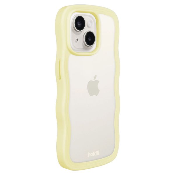 Holdit Coque Wavy Apple iPhone 17e / 16e / 15 / 14 / 13 - Lemonade