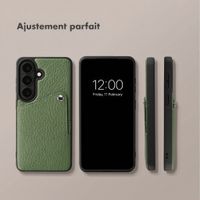 Selencia Coque Riva avec porte-cartes Samsung Galaxy S26 Plus - Sage Green