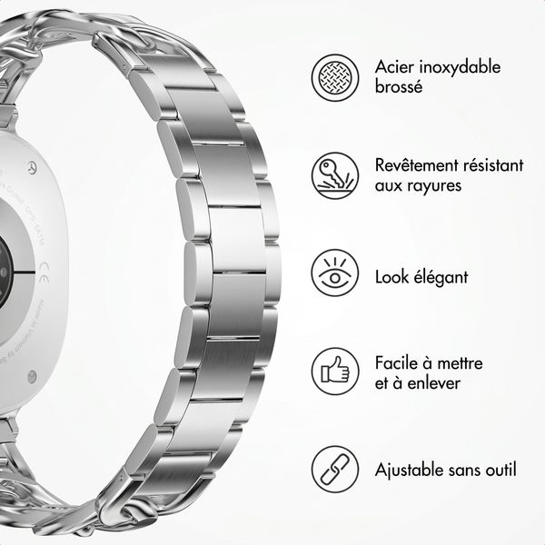 Selencia Bracelet Chain  - Connexion universelle 20 mm - Argent