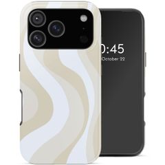 Selencia Coque arrière Vivid Apple iPhone 18 Pro Max / 17 Pro Max - Desert Waves Beige