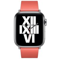 Apple Bracelet Leather Band Modern Buckle Apple Watch | 38/40/41/42 mm - Taille M - Pink Citrus