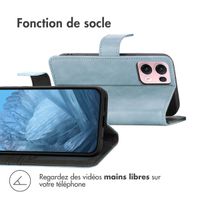imoshion Étui de télephone portefeuille de luxe Oppo Reno 13 Pro - Bleu clair