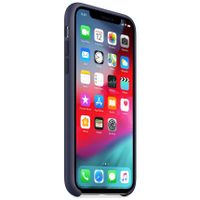 Apple Coque en silicone Apple iPhone X / Xs - Midnight Blue