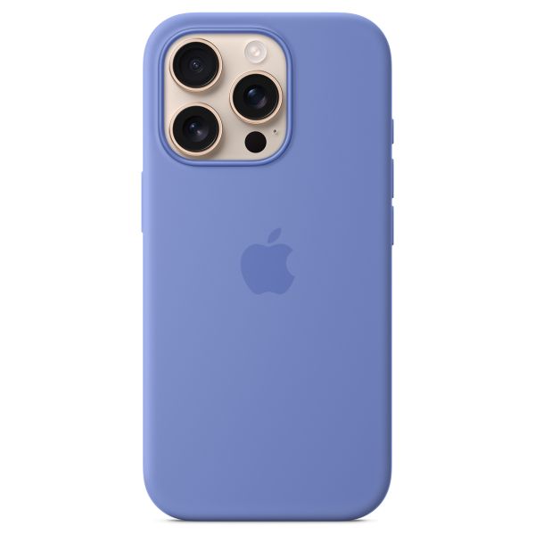 Apple Coque en silicone MagSafe Apple iPhone 16 Pro - Periwinkle