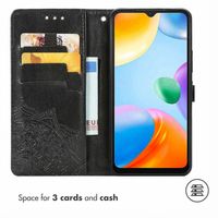 imoshion Etui de télephone Mandala Xiaomi Redmi 10C - Noir
