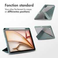 imoshion Coque tablette Origami Apple iPad Pro 11 (2025) M5 / (2024) M4 - Vert foncé