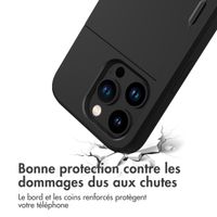 imoshion Coque arrière avec porte-cartes Apple iPhone 15 Pro - Noir
