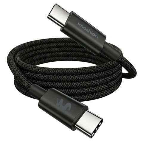 imoshion Câble USB-C vers USB-C Tressé 100 W - 1 mètre - Noir