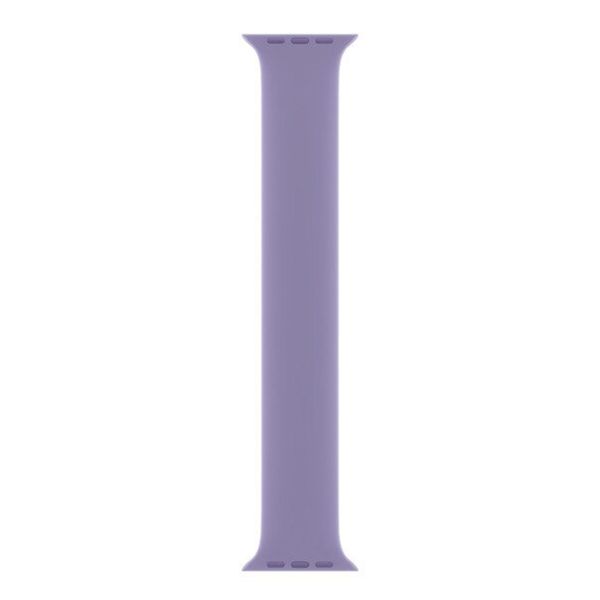 Apple Bracelet Boucle unique en Silicone Apple Watch | 44/45/46/49 mm - Taille 10 - English Lavender