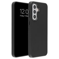 Accezz Coque arrière en cuir avec MagSafe Samsung Galaxy A57 (5G) - Onyx Black