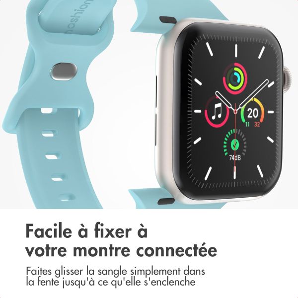imoshion Bracelet en silicone⁺ Apple Watch | 38/40/41/42 mm - Taille S/M - Sapphire Blue