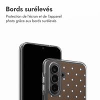 imoshion Coque Design Samsung Galaxy A18 (4G) / A17 (4G/5G) - Polka Dot Bruin