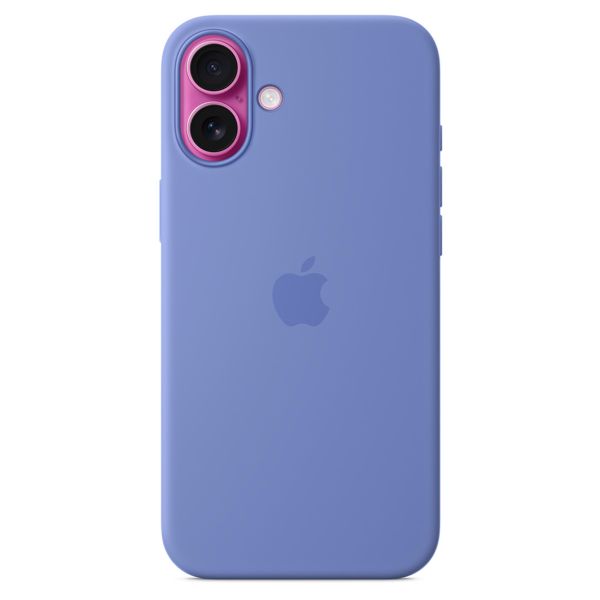 Apple Coque en silicone MagSafe Apple iPhone 16 Plus - Periwinkle