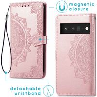 imoshion Etui de télephone Mandala Google Pixel 6 Pro - Rose Doré