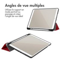 imoshion Coque tablette Trifold Apple iPad 6 (2018) 9.7 pouces / iPad 5 (2017) 9.7 pouces / Air 2 (2014)/Air 1 (2013) - Rouge