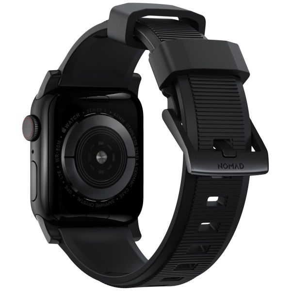 Nomad Bracelet robuste FKM Apple Watch | 44/45/46/49 mm - Noir / Noir