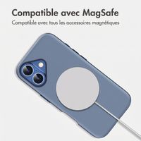 imoshion Coque arrière Color avec Thin MagSafe Ring Apple iPhone 16 - Bleu foncé
