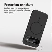 imoshion Coque arrière Color avec Thin MagSafe Ring Google Pixel 11 / 11 Pro / 10 / 10 Pro - Noir