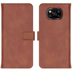 imoshion Étui de télephone portefeuille de luxe Xiaomi Poco X3 (Pro) - Marron