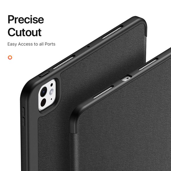 Dux Ducis Coque tablette Domo Apple iPad Pro 11 (2025) M5 / (2024) M4 - Noir