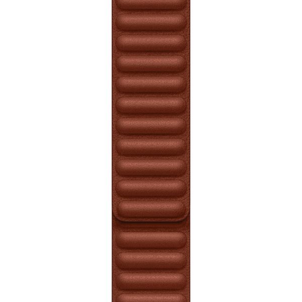 Apple Bracelet Leather Link Apple Watch | 44/45/46/49 mm - Taille S/M - Umber